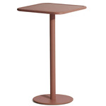 Week-End Square High Table - Terracotta