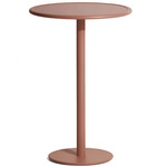 Week-End Round High Table - Terracotta