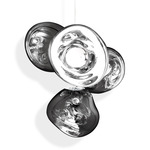 Melt Chandelier - Silver / Silver