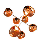 Melt Large Chandelier - Gold / Copper