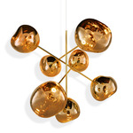 Melt Large Chandelier - Gold / Gold