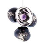 Melt Chandelier - Silver / Smoke