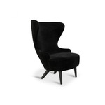 Wingback Micro Chair - Black Oak / Black