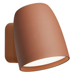 Nut Outdoor Wall Sconce - Textured Terracotta