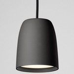 Nut Pendant - Textured Black