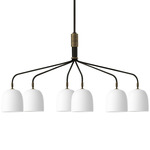 Howard Chandelier - Gunmetal / Bone China