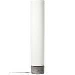 Unbound Floor Lamp - Grey Marble / White Linen