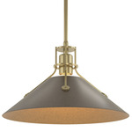 Henry Steel Pendant - Modern Brass / Bronze