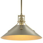 Henry Steel Pendant - Modern Brass / Soft Gold