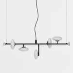 Mami Linear Suspension - Matte Black / White