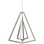 Gianna Pendant - Satin Nickel / Frosted