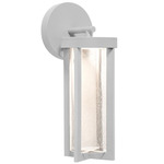 Rivers Outdoor Wall Sconce - Gray / Clear