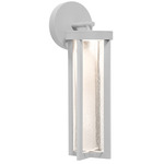 Rivers Outdoor Wall Sconce - Gray / Clear