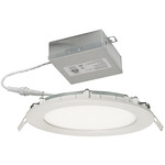 Tuck Color-Select Ceiling Flush Light - White / Frosted