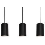 Tyke Linear Multi Light Pendant - Black