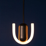 Smile 1 Pendant - Black / White