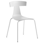 Remo Plastic Stackable Dining Chair - White