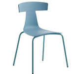 Remo Plastic Stackable Dining Chair - Blue