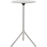 Miura Foldable Bar Table - White / White