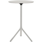 Miura Foldable Bar Table - White / White