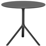 Miura Foldable Cafe Table - Black / Black