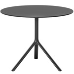 Miura Foldable Cafe Table - Black / Black