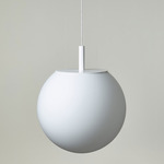 Sfera Pendant - Matte White / Triplex Opal