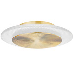 Topaz Wall/ Ceiling Light - Polished Brass / Clear