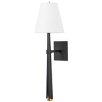 Esmeralda Wall Sconce - Gold Leaf / Black / White