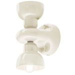 Berimbau Double Wall Sconce - Crema