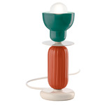 Berimbau Tall Table Lamp - Turquoise / Orange