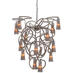 Sultans of Swing Conical Chandelier - Nickel