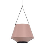 Carrie Pendant - Black / Beige