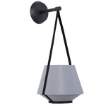 Carrie Wall Sconce - Black / Grey
