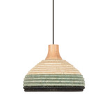 Grass Pendant - Light Wood / Blue