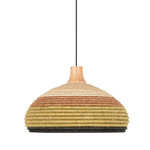 Grass Pendant - Light Wood / Green
