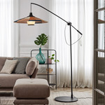 Parrot Floor Lamp - Black / Sand