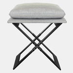 Marx Stool - Blackened Steel / Heather Gray