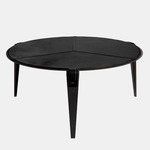 Bardot Coffee Table - Blackened Steel / Black