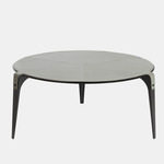 Bardot Coffee Table - Blackened Steel / Gray