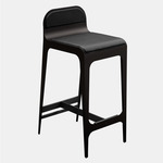 Bardot Stool - Blackened Steel / Black