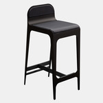 Bardot Stool - Blackened Steel / Navy