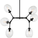 Nexpo Pendant - Coal / Clear