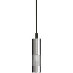 Grid III Mini Pendant - Coal / Brushed Nickel