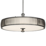 Night Moves Pendant - Pewter / White