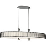 Night Moves Island Light - Pewter / White