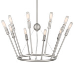 Royalty Chandelier - Brushed Nickel