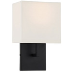 P470 Wall Sconce - Coal / White