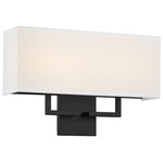 P472 Wall Sconce - Coal / White