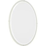 Beveled Oval Mirror - Sterling / Mirror